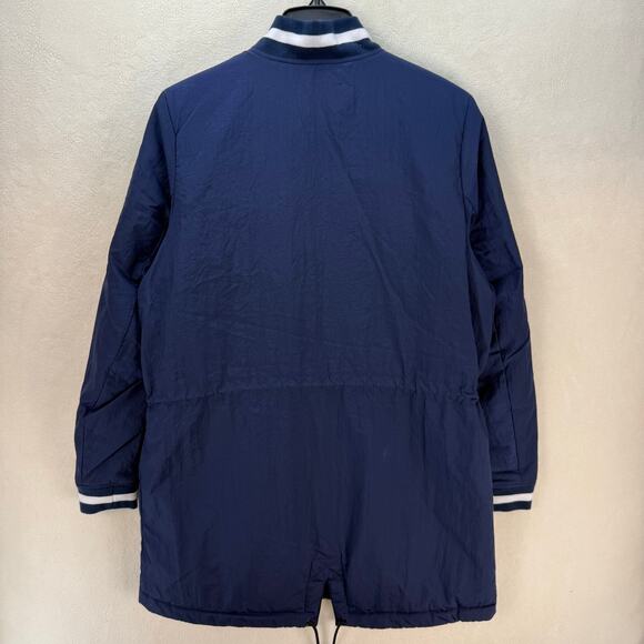 NIKE WOMEN'S MEDIUM NAVY BLUE BENCH MID THIGH QUILTED JACKET DC9103-419 - Picture 6 of 6